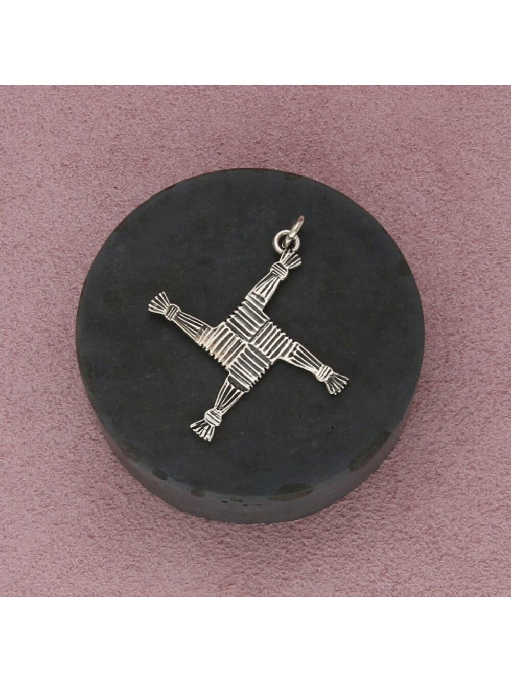sterling silver vintage irish saint bridgets cross pendant